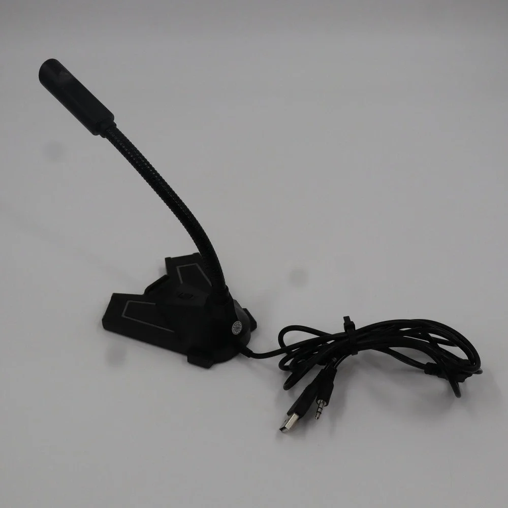Monster Gaming Mic‎ with RGB 2MNGA0718B Black Desktop Gooseneck Microphone